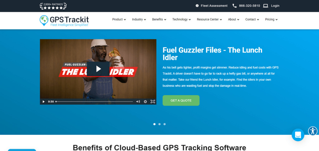 GPS Trackit: Fleet Management Prices & Reviews 2026