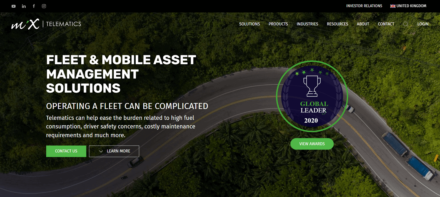 MiX Telematics fleet management