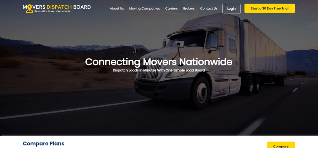 Movers Dispatch Board: Load Board Prices & Reviews - Fleet Logging