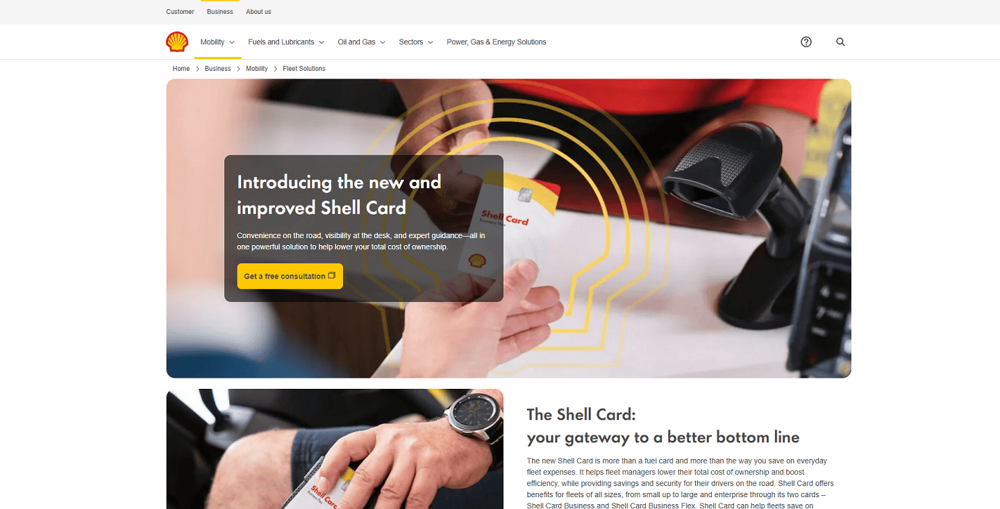 Shell Card Fuel Card