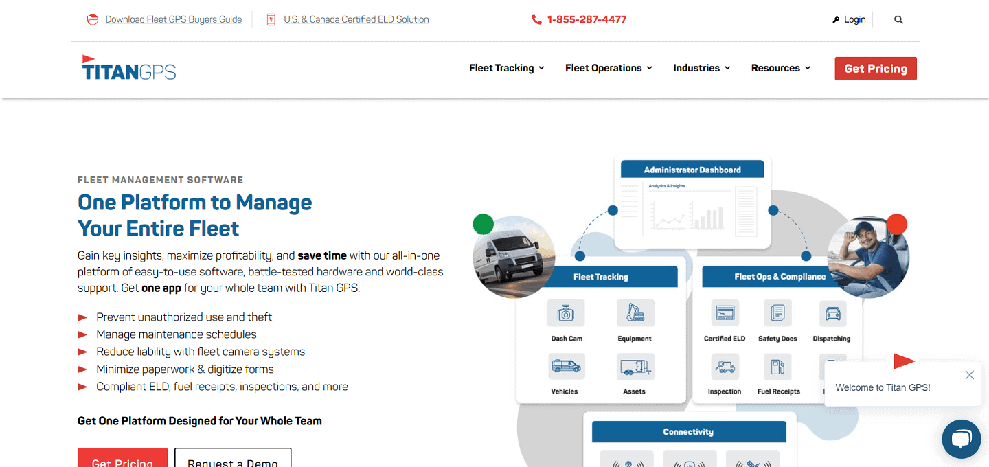 Titan GPS fleet management