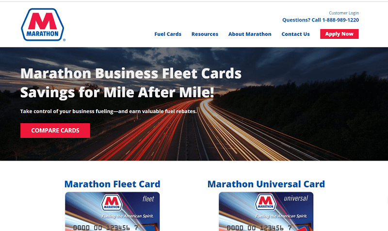 Marathon Fleet Cards